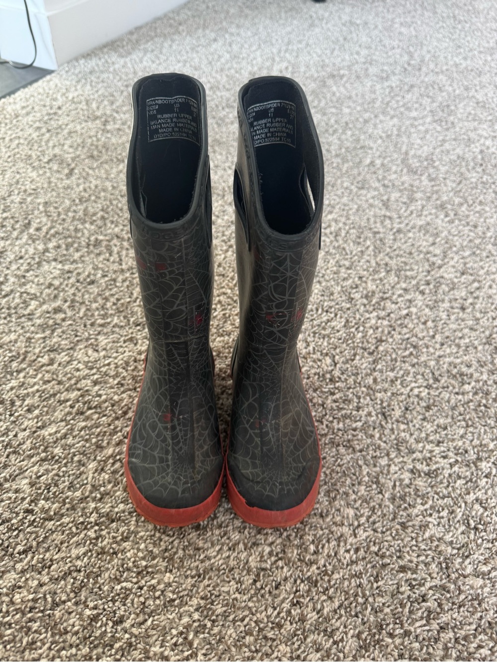 Bogs Kids Spider-Man rain boot